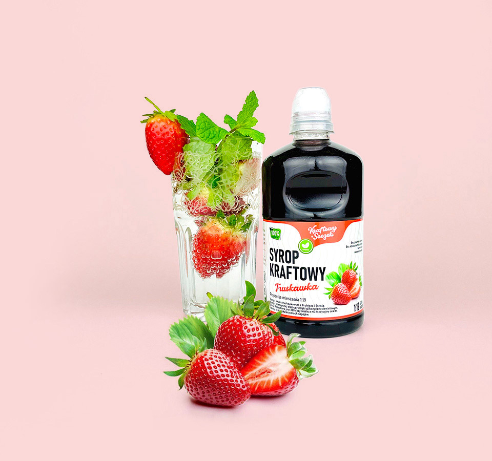 Kraftowy Syrop Truskawka